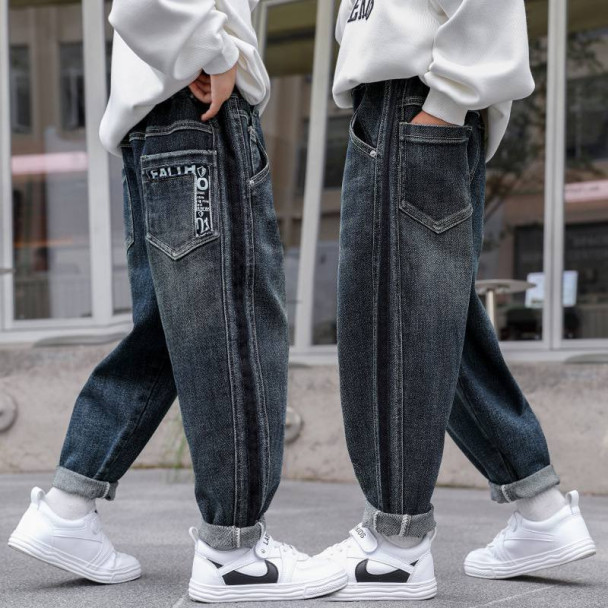 Slide-1) Джинси  Classic Fashion 6363 EALTH Сині