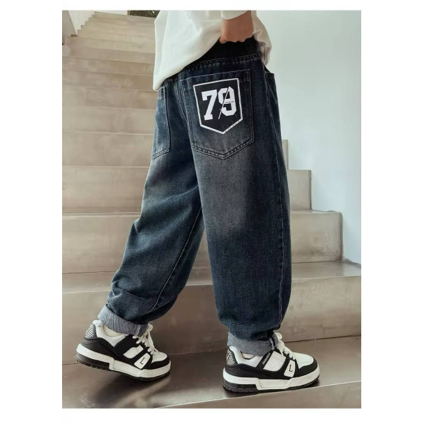Slide-1) Джинси Classic Fashion z1297  79 Сині