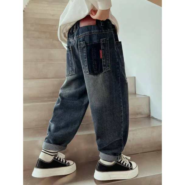 Slide-1) Джинси Classic Fashion z1298 Gucc Сині