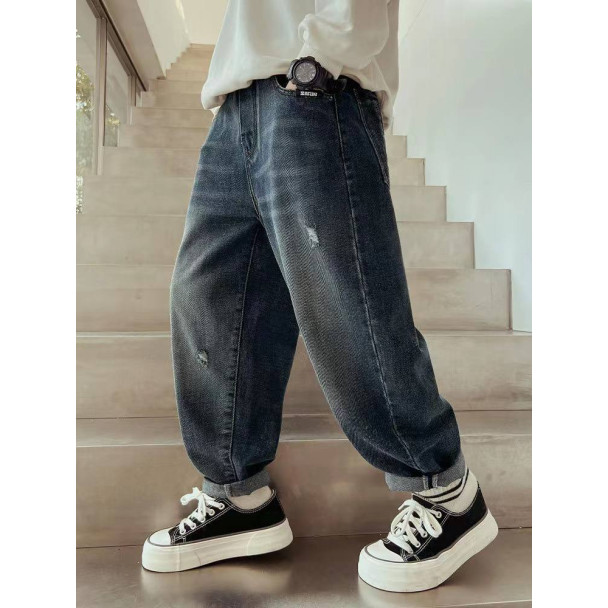 Slide-2) Джинси Classic Fashion z1298 Gucc Сині