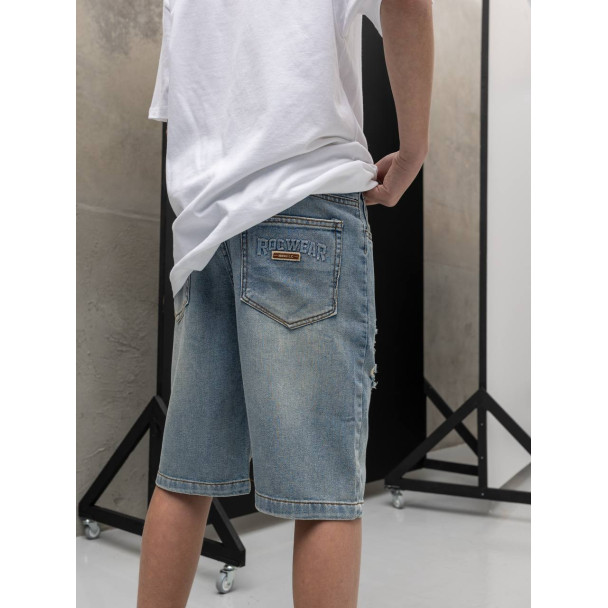 Slide-2) Шорти джинсові New kids 283212 Сині