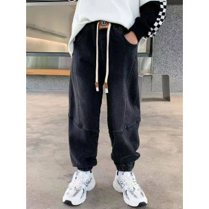 Джинси утеплені Denim-raw 6800 Чорні