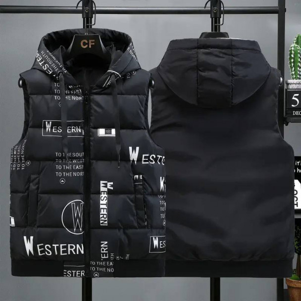 Slide-1) Жилетка 8865 New Fashion двостороння Чорна