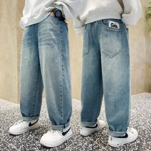 Slide-1) Джинси Classic Fashion z1113 Grio Блакитні