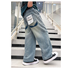 Джинси Classic Fashion z1155 широкі Designer Блакитні