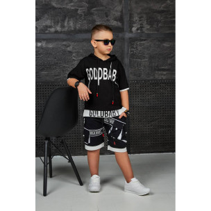 Футболка GoldBaby 9603 з написом Goldbaby Чорна