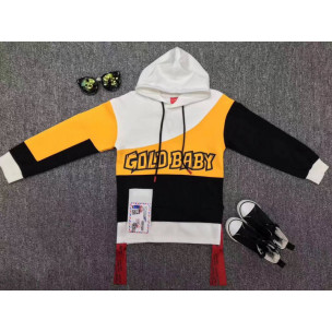 Худі GoldBaby 1988 із чорними вставками Жовті