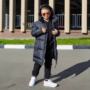 Куртка довга Studio Чорна