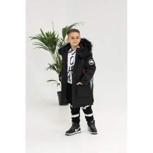 Пуховик New fashion 9932 Чорний